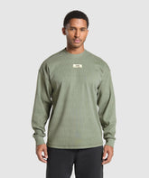 Heavyweight Rib Crew Unit Green