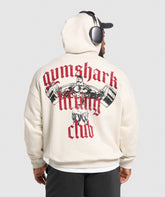Lifting Club Hoodie Oat White