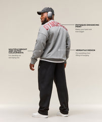 Power Crew Charcoal Core Marl