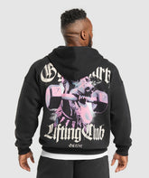 Doberman Graphic Hoodie Black