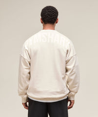 Power Crew Oat White