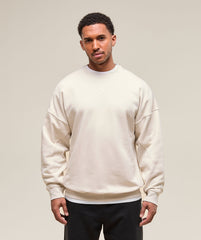 Power Crew Oat White