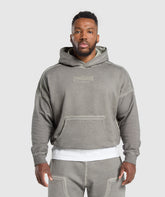 Heavyweight Hoodie Metal Grey/ Asphalt Grey Wash