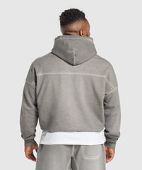 Heavyweight Hoodie Metal Grey/ Asphalt Grey Wash