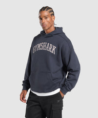 Collegiate Hoodie Heavy Blue
