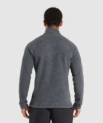 Fleece 1/4 Zip Black/Graphite Grey