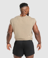 Legacy Cap Sleeve Rag Top Cement Brown