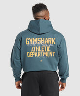 Athletic Department Hoodie Cargo Blue