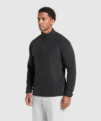 Fleece 1/4 Zip Black