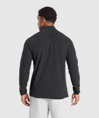 Fleece 1/4 Zip Black