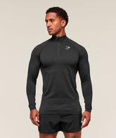 Vital 1/4 Zip Black/Silhouette Grey