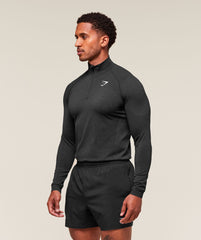 Vital 1/4 Zip Black/Silhouette Grey
