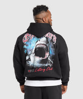 Shark Hoodie Black