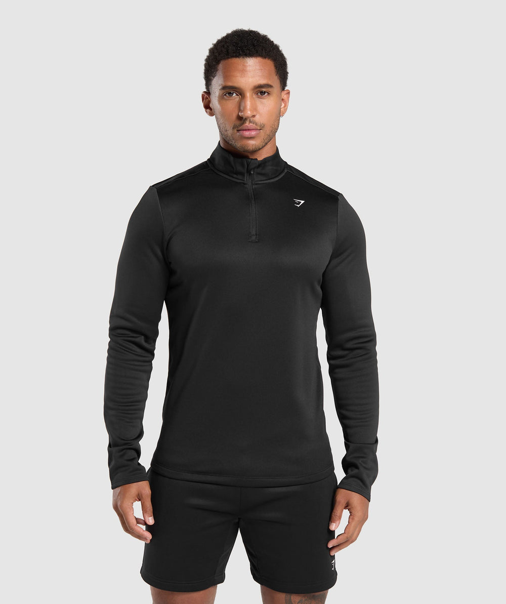 Training 1/4 Zip Black
