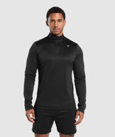 Training 1/4 Zip Black