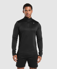 Training 1/4 Zip Black