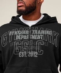 Authentic Apparel Zip Up Hoodie Black
