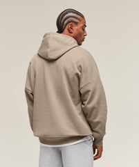 Crest Oversized Hoodie Lifestyle Brown