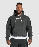 Heavyweight Rib Hoodie Asphalt Grey