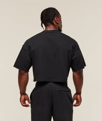 Legacy Cropped Short Sleeve Crew Black