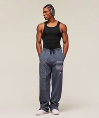 Carlos Belcast x Rest Day Track Pants Titanium Blue