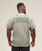 Heritage Washed Rag Top Stone Grey