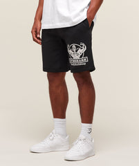 Double Bicep 9" Shorts Black