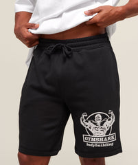 Double Bicep 9" Shorts Black