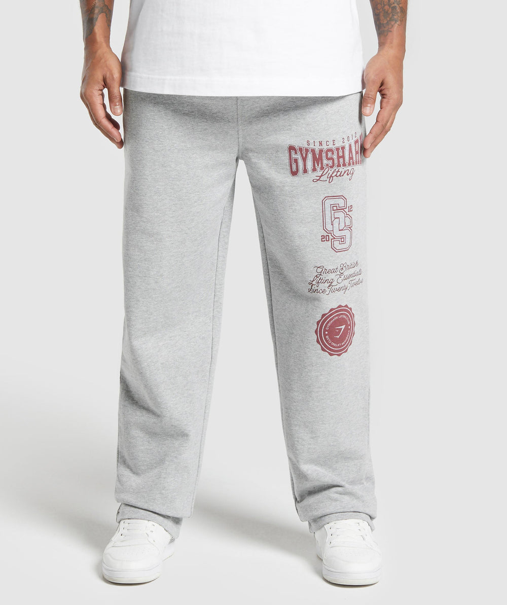 Lifting Essentials Straight Leg Pant Light Grey Core Marl
