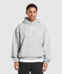 Rest Day Essentials Hoodie Light Grey Core Marl