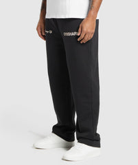 EST 2012 Straight Leg Joggers Black