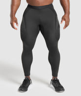 Shadow Seamless Tights Black