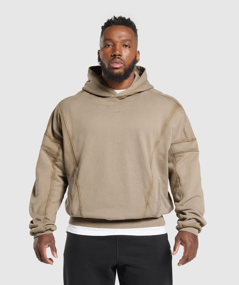 Heavyweight Hoodie Lifestyle Brown