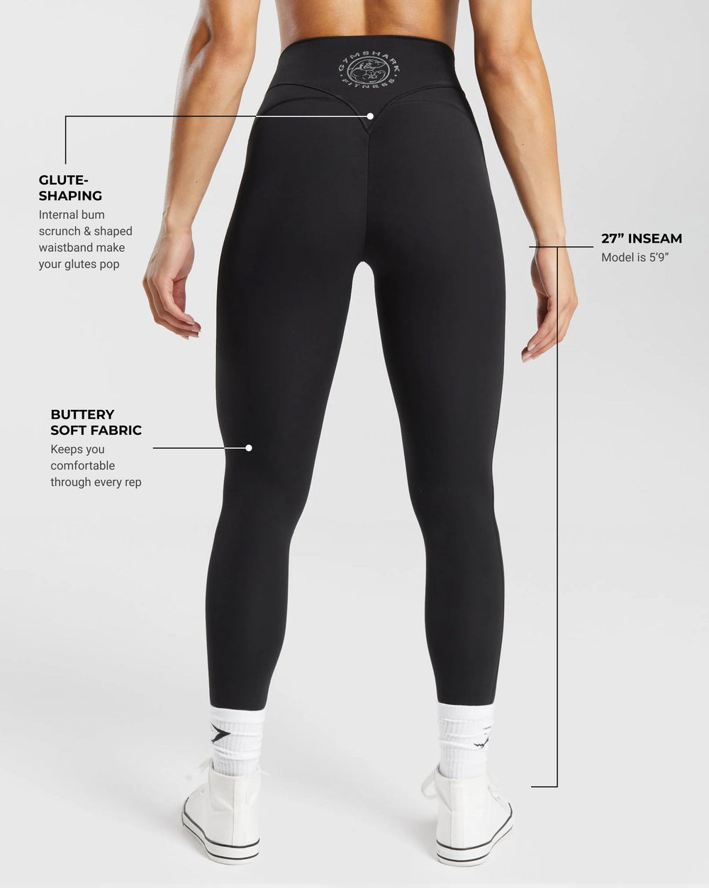 Legacy Regular Leggings Black