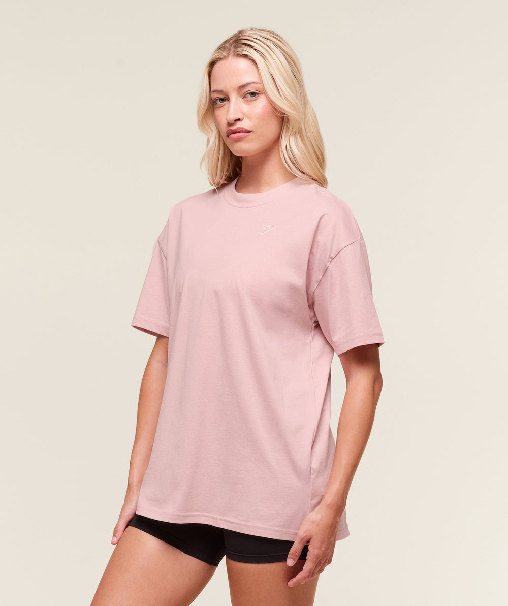 Training Oversized T-Shirt Cloud Pink