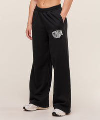 Lifting Club Graphic Straight Leg Joggers Black