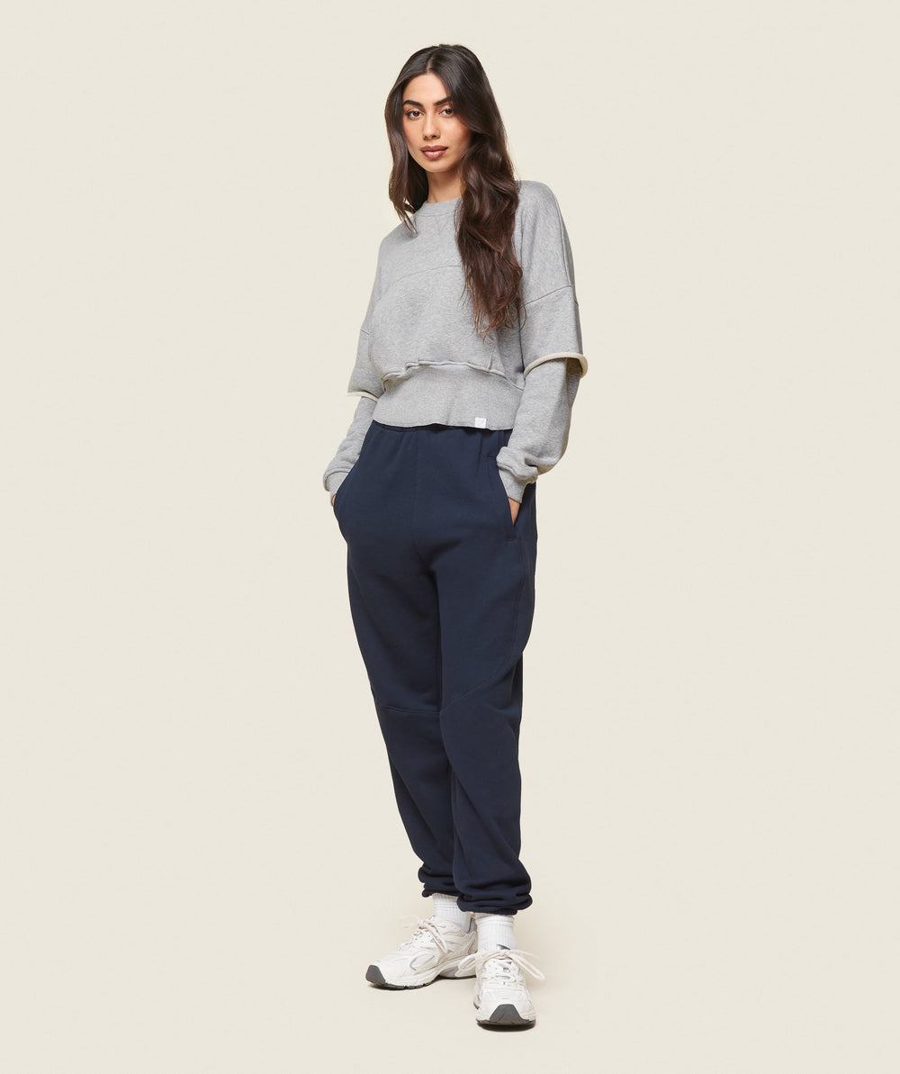 GS x Leana Deeb Oversized Joggers Midnight Blue