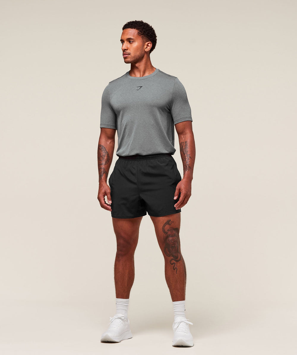 Lightweight Seamless T-Shirt Light Grey/Smokey Grey