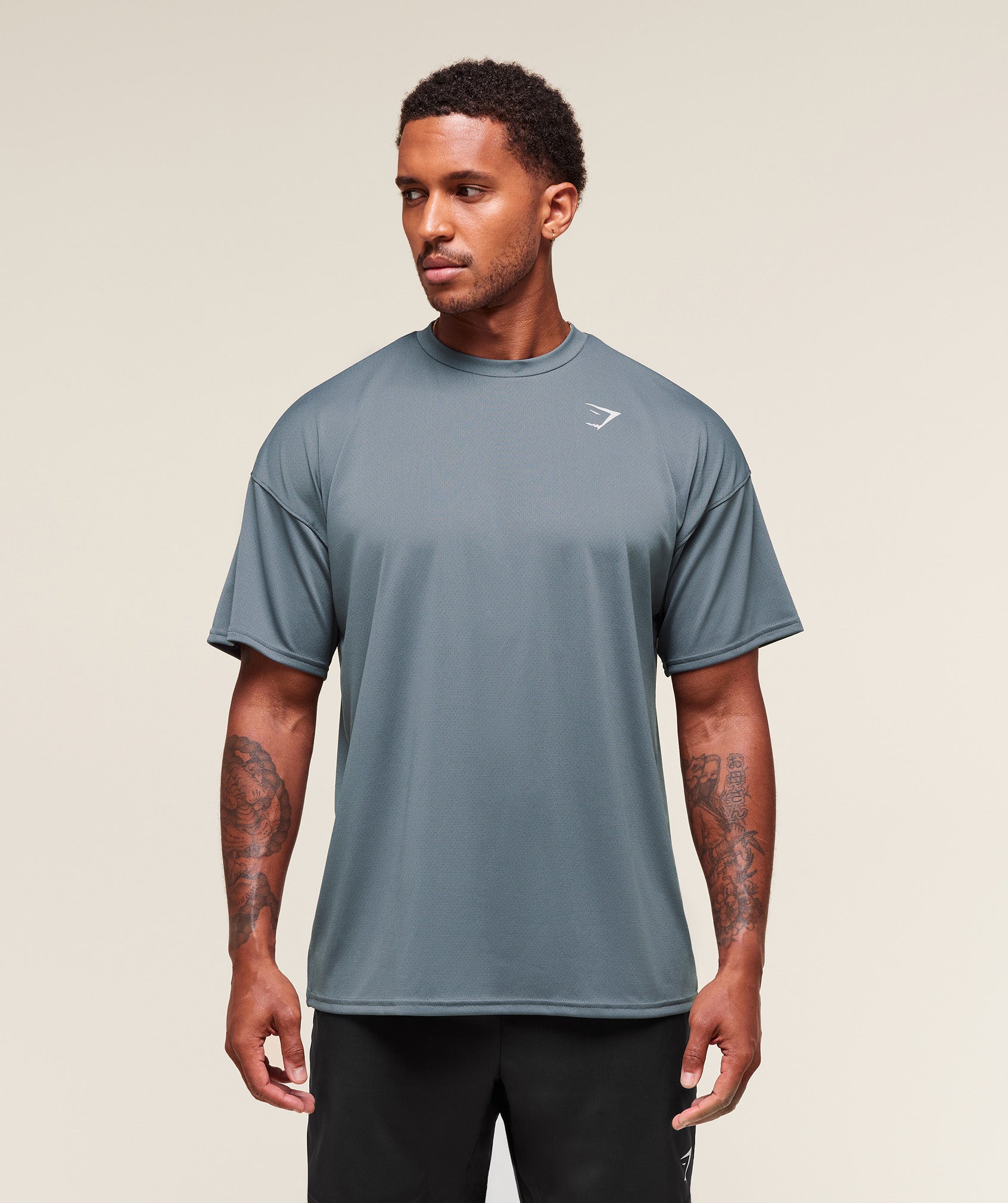 Arrival Oversized T-Shirt Iron Blue
