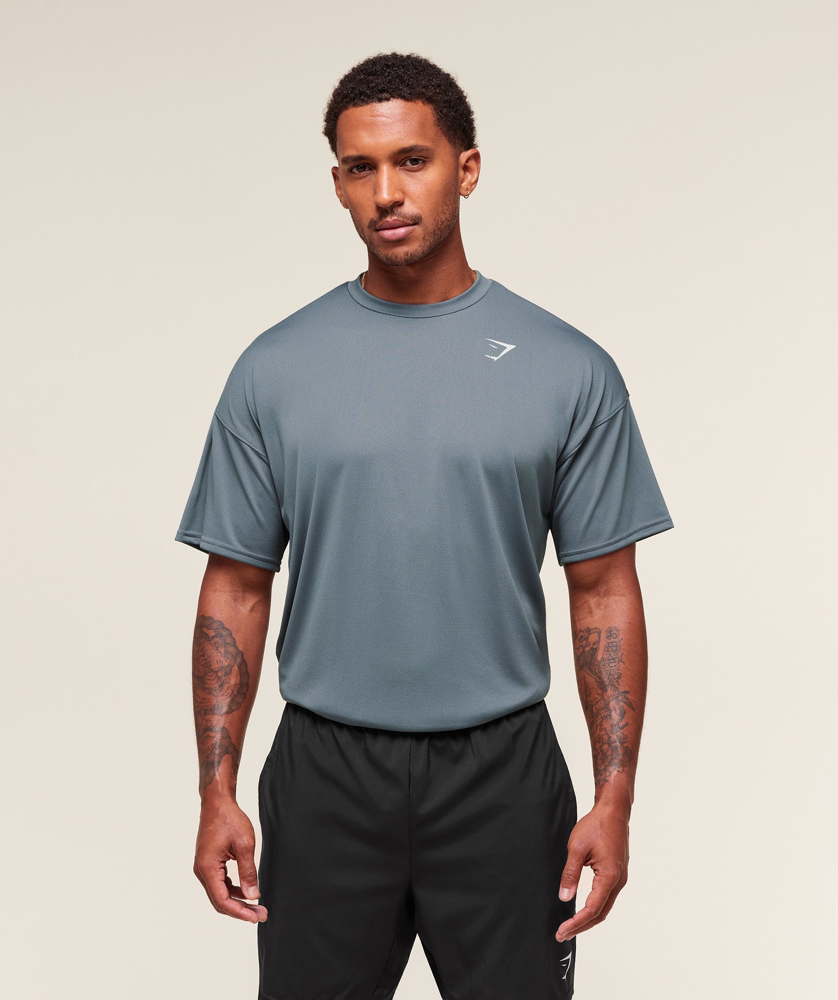 Arrival Oversized T-Shirt Iron Blue