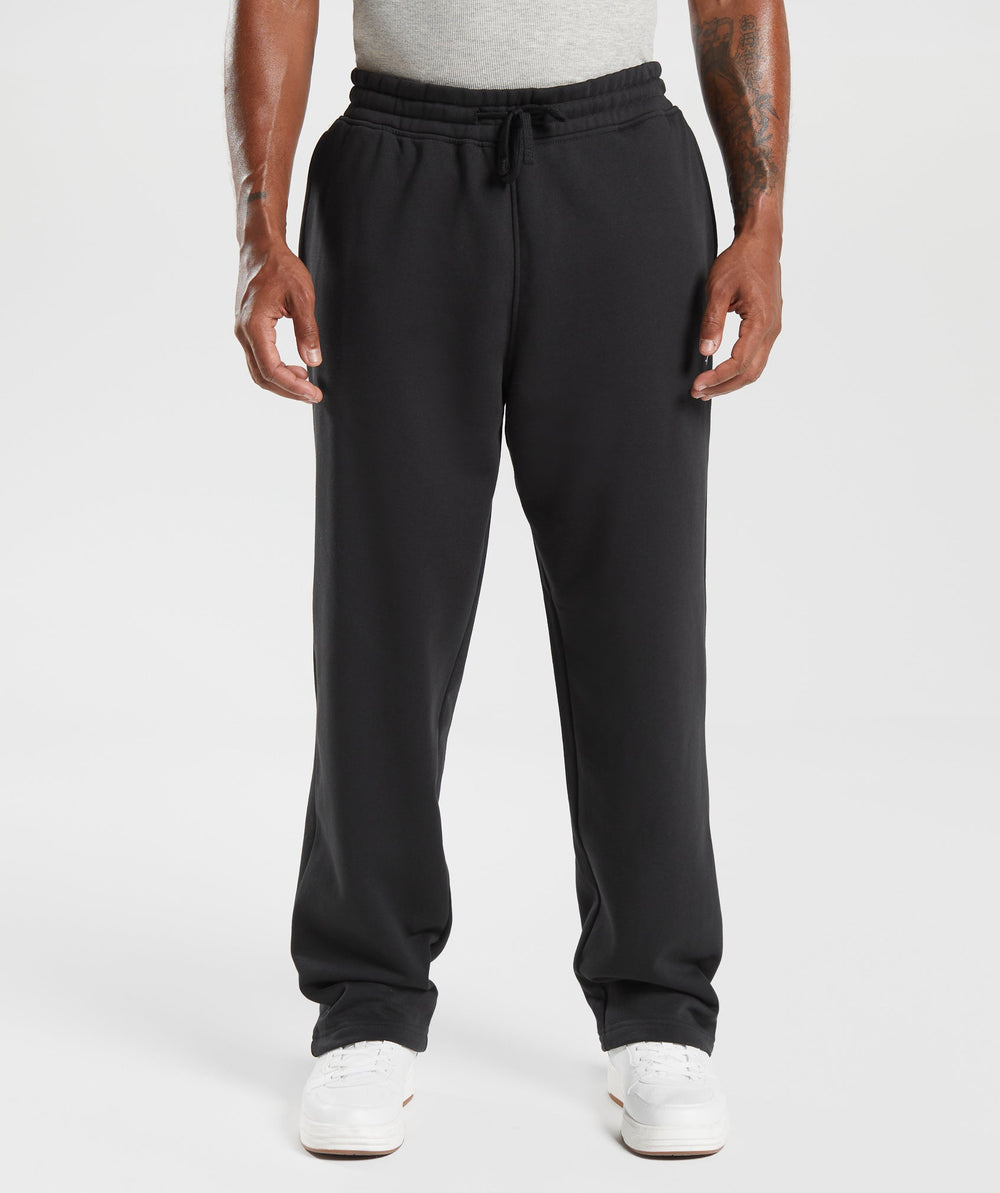 Crest Straight Leg Joggers Black