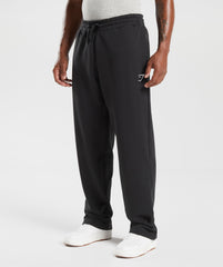 Crest Straight Leg Joggers Black