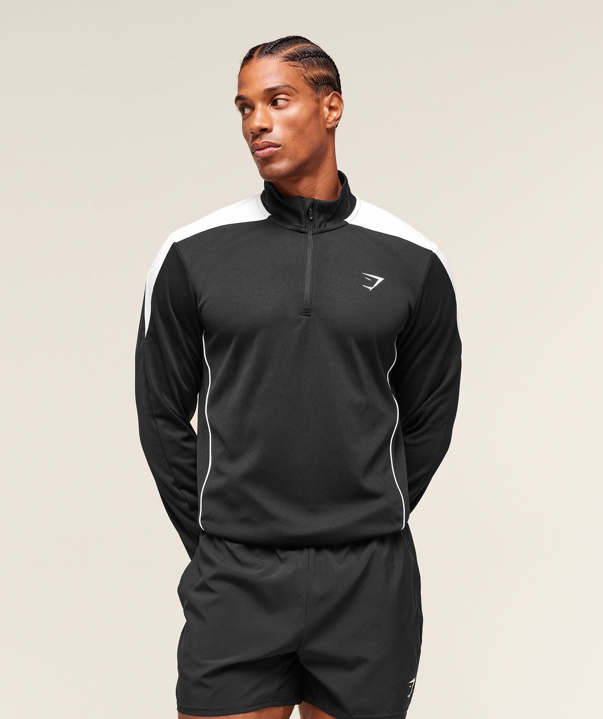 Arrival Block 1/4 Zip Black