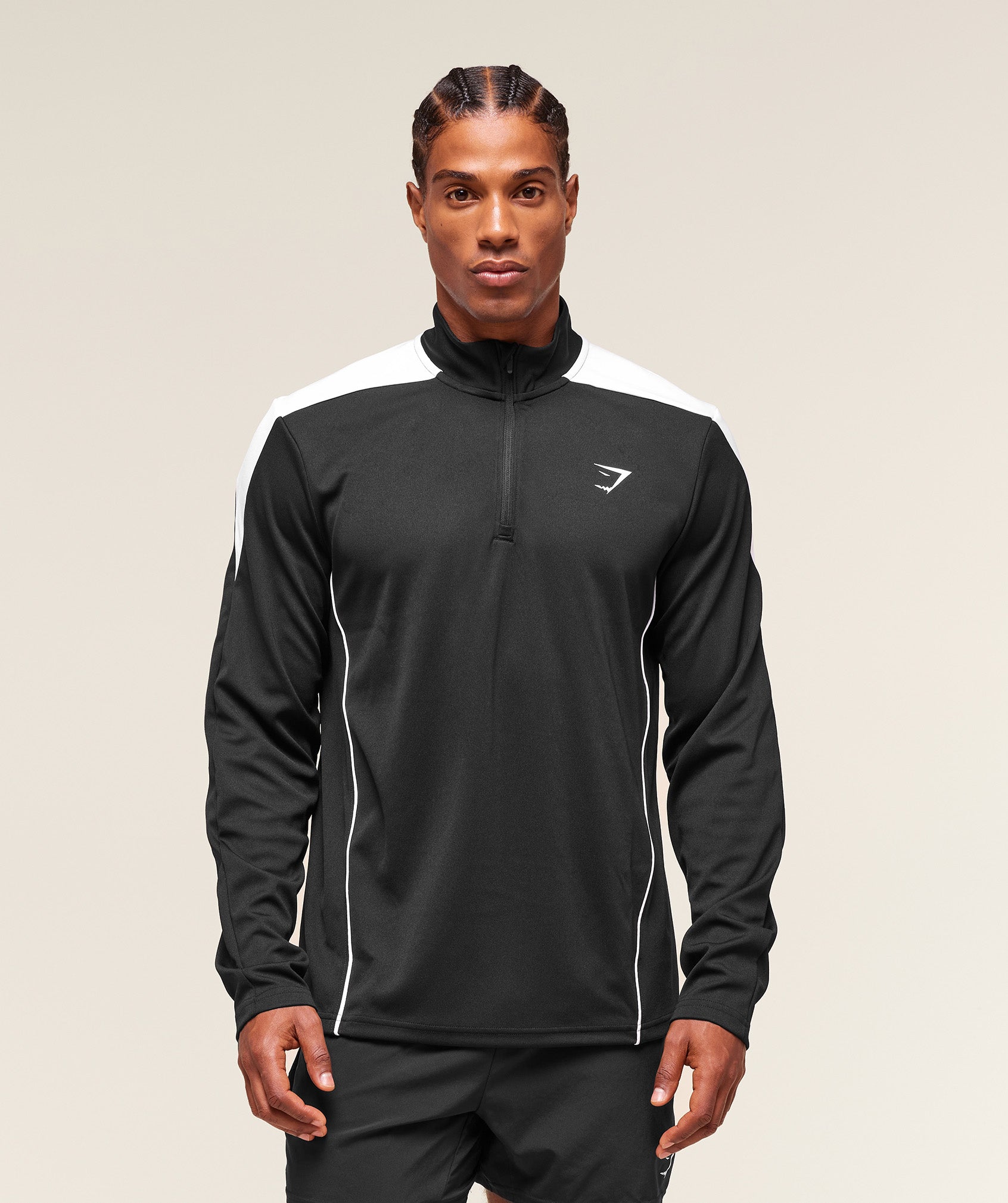 Arrival Block 1/4 Zip Black