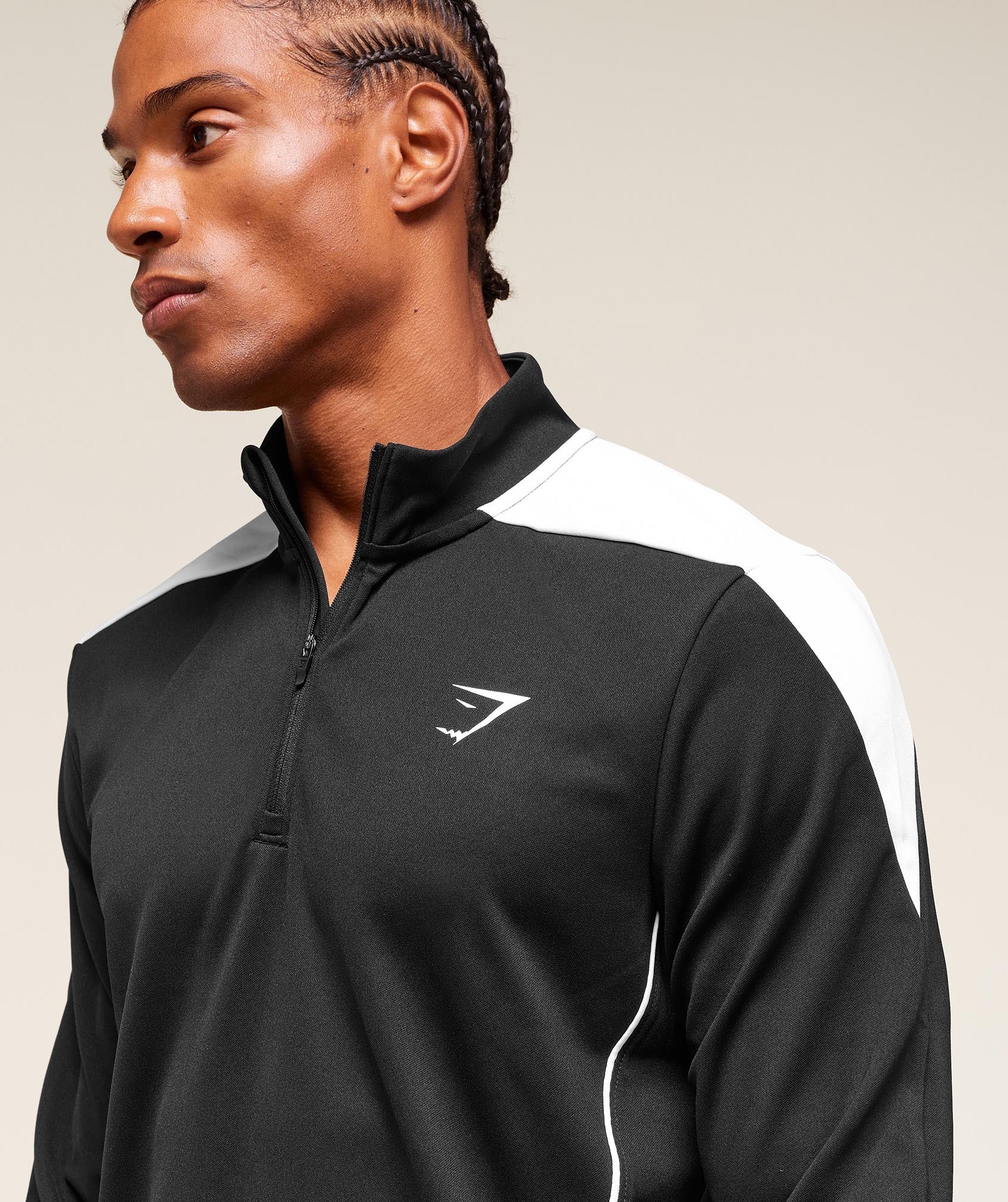 Arrival Block 1/4 Zip Black