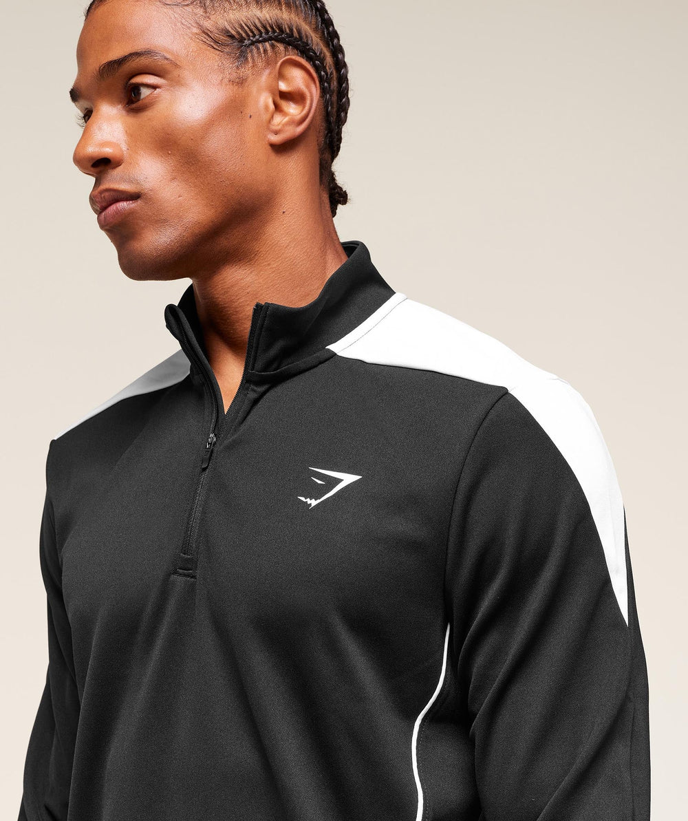 Arrival Block 1/4 Zip Black