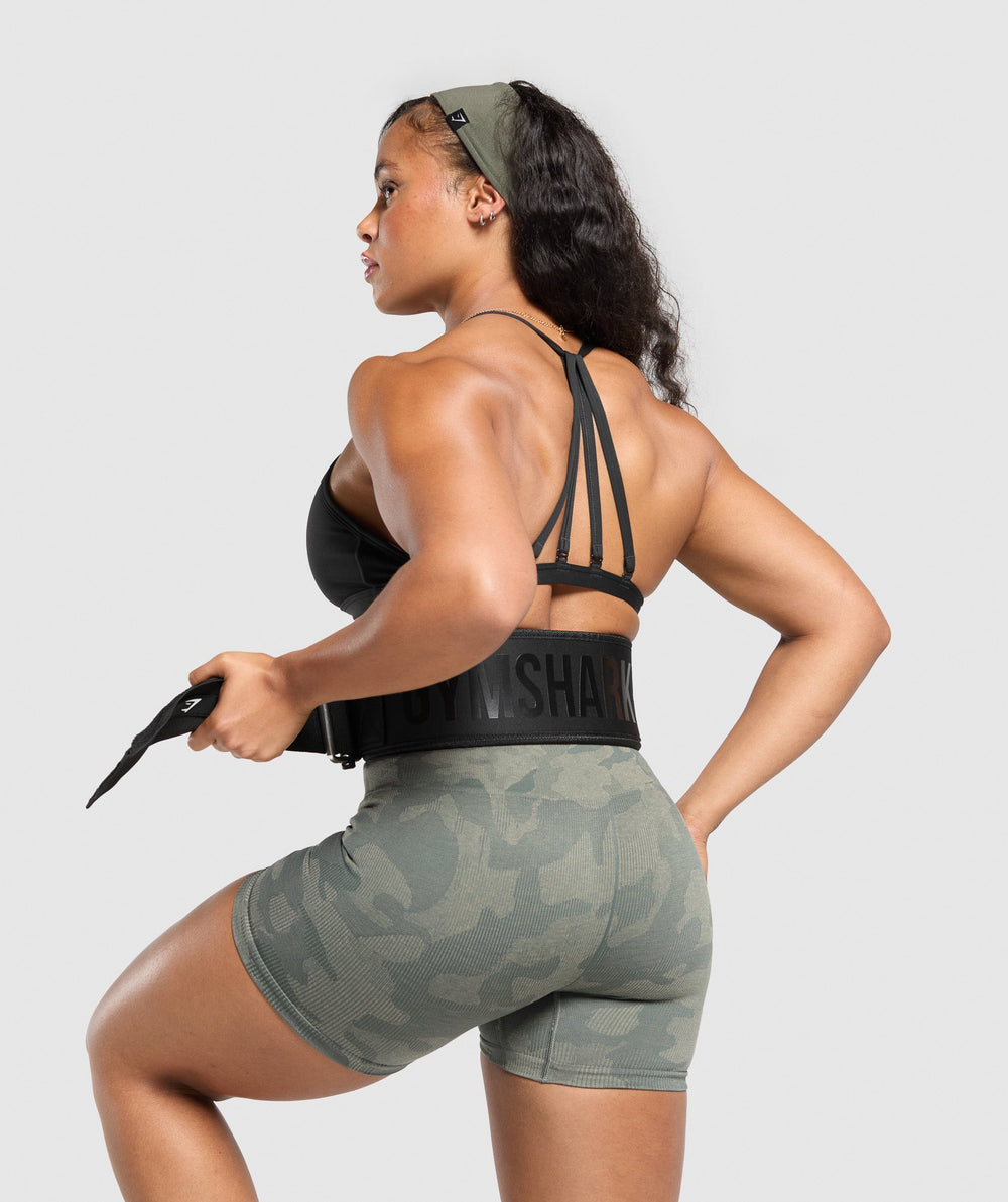 Velcro Weightlifting Belt Black