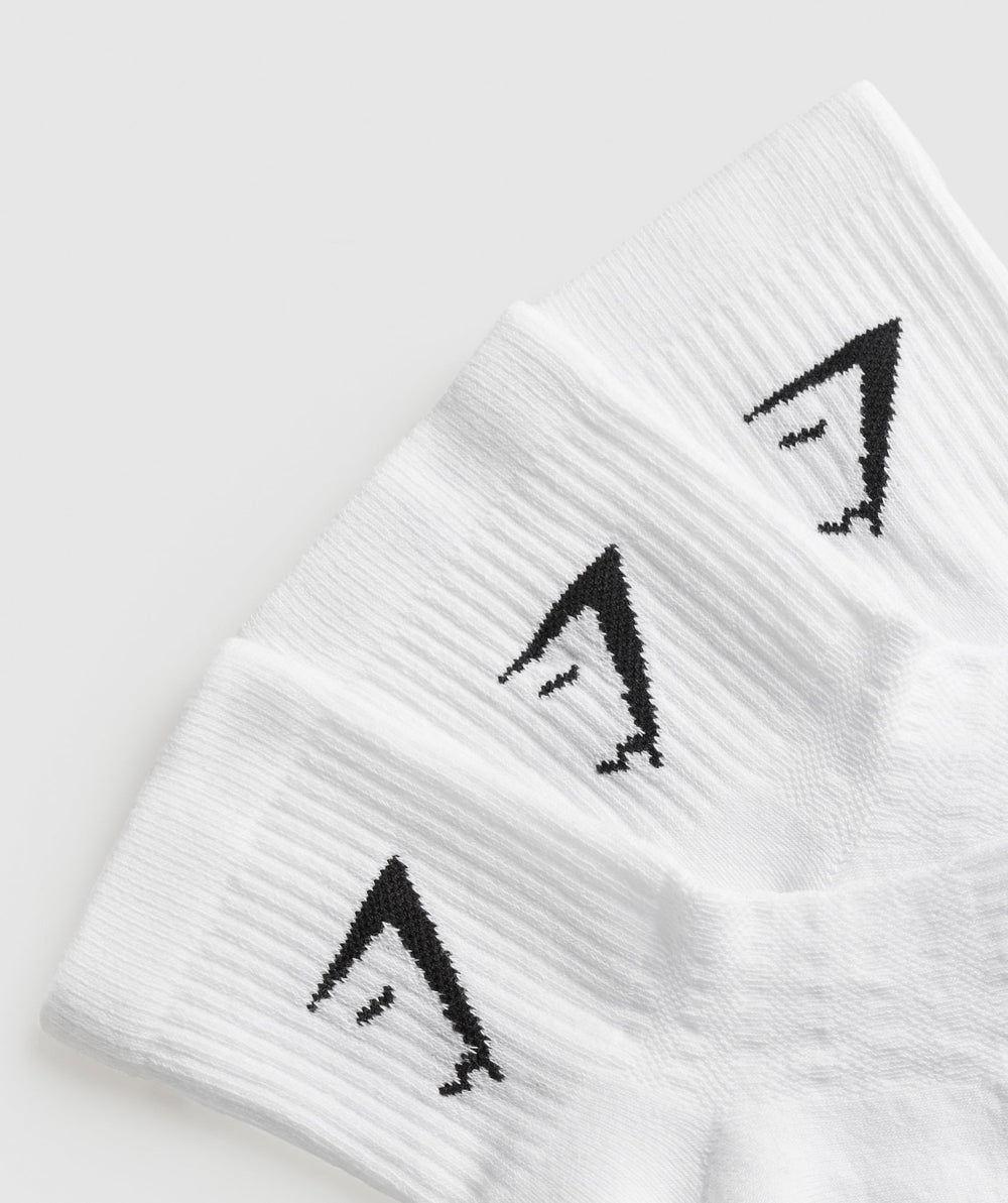Midi 3pk Socks White