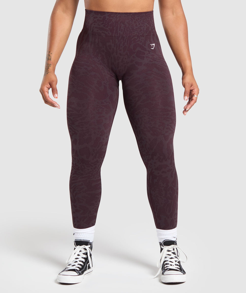 Adapt Safari Seamless Leggings Depth Purple/Greyed Purple