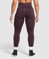 Adapt Safari Seamless Leggings Depth Purple/Greyed Purple